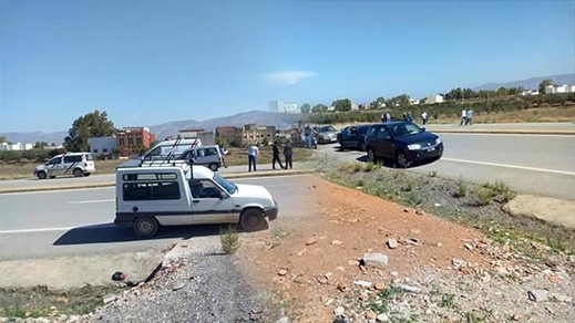 سيارة خفيفة تزهق روح مسنة بجماعة إمزورن سيارة خفيفة تزهق روح مسنة بجماعة إمزورن