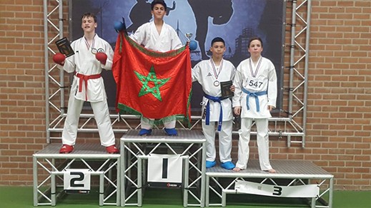 بطل المغرب الناظوري هشام بقالي يعود بلقب دولي جديد من بطولة "ايندهوفن" الهولندية