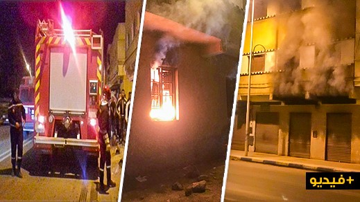 اندلاع حريق مهول بورش للحدادة ببني انصار وتأخر عناصر الوقاية المدنية يغضب الساكنة