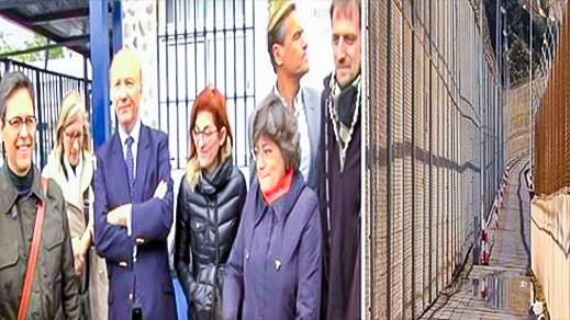 بالفيديو.. وفد برلماني أوروبي يزور مليلية لرفع توصيات حول السياج الذي يفصلها عن الناظور بالفيديو.. وفد برلماني أوروبي يزور مليلية لرفع توصيات حول السياج الذي يفصلها عن الناظور