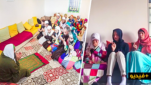 خمسة فرنسيين يدخلون الإسلام بمقر الزاوية الكركرية بليون خمسة فرنسيين يدخلون الإسلام بمقر الزاوية الكركرية بليون