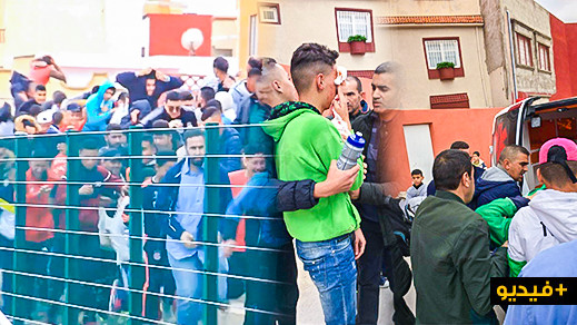 الشغب ينهي مباراة هلال الناظور ونهضة السعيدية ويتسبب في اصابة عدد من الأشخاص بجروح 