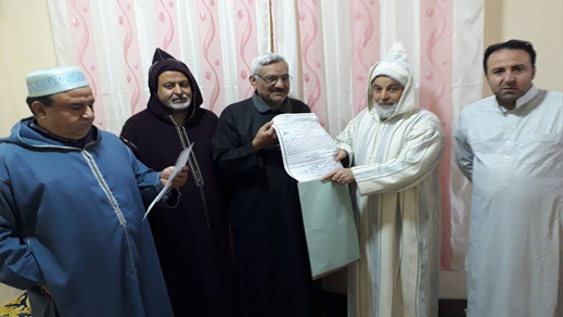 الطريقة العلوية الحسنية النورانية الكركرية بتمسمان تنظم حفلا دينيا بمناسبة عيد المولد النبوي الطريقة العلوية الحسنية النورانية الكركرية بتمسمان تنظم حفلا دينيا بمناسبة عيد المولد النبوي