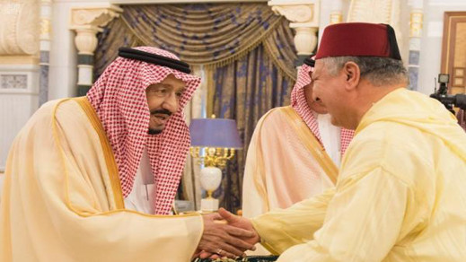 العاهل السعودي يستقبل الناظوري مصطفى المنصوري سفير الرباط لدى الرياض