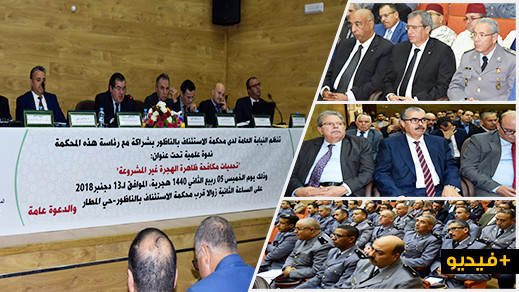 قضاة الناظور يقاربون تحديات مكافحة "الهجرة السرية" بحضور عامليْ الناظور والدريوش قضاة الناظور يقاربون تحديات مكافحة "الهجرة السرية" بحضور عامليْ الناظور والدريوش