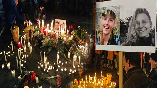 مغاربة ينظمون وقفة تضامنية مع أسرتي ضحيتي جريمة "شمهاروش" وسط كوبنهاغن مغاربة ينظمون وقفة تضامنية مع أسرتي ضحيتي جريمة "شمهاروش" وسط كوبنهاغن