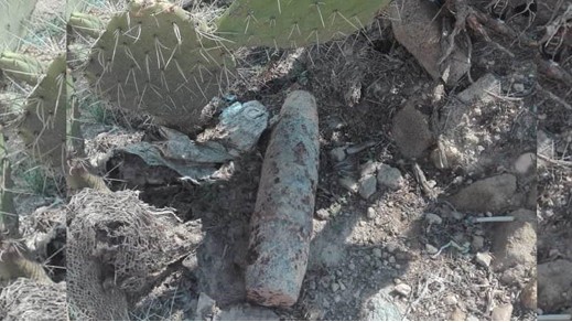 العثور على 9 قنابل وأجزاء من مدفع ضواحي الحسيمة