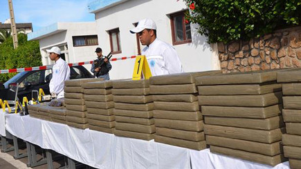 القوات المسلحة الملكية تحبط عملية تهريب ازيد من 3 أطنان من الحشيش القوات المسلحة الملكية تحبط عملية تهريب ازيد من 3 أطنان من الحشيش