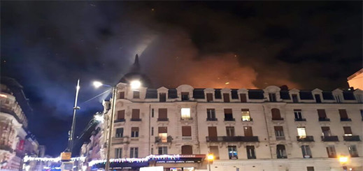 إصابة 19 شخصا جرّاء اندلاع حريق مهول بمدينة تولوز الفرنسية