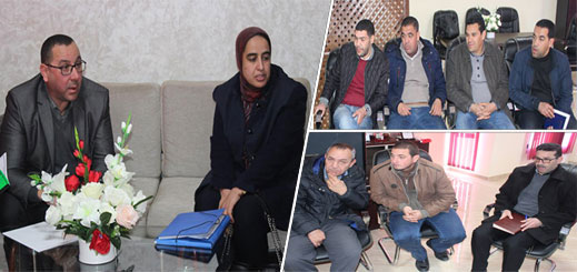 إعادة إيواء قاطني المباني الآيلة للسقوط محور لقاء رئيس جماعة ميضار والمديرة الجهوية للإسكان إعادة إيواء قاطني المباني الآيلة للسقوط محور لقاء رئيس جماعة ميضار والمديرة الجهوية للإسكان