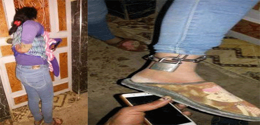 بالصور.. أب يحتجز إبنته بالسلاسل والأقفال داخل منزله مخافة هروبها والأمن يتدخل بالصور.. أب يحتجز إبنته بالسلاسل والأقفال داخل منزله مخافة هروبها والأمن يتدخل