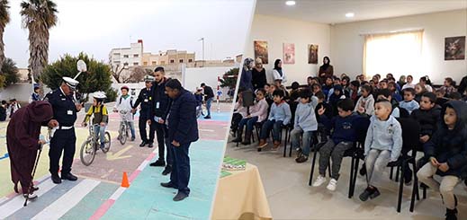 بالصور.. شرطة الناظور تشارك في أيام تحسيسية في موضوع السلامة الطرقية لفائدة تلاميذ المؤسسات التعليمية بالصور.. شرطة الناظور تشارك في أيام تحسيسية في موضوع السلامة الطرقية لفائدة تلاميذ المؤسسات التعليمية