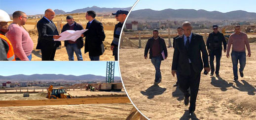 عامل إقليم الدريوش يقف على تقدم أشغال السوق الأسبوعي ومدير العمران يكشف تاريخ الانتهاء من الأشغال عامل إقليم الدريوش يقف على تقدم أشغال السوق الأسبوعي ومدير العمران يكشف تاريخ الانتهاء من الأشغال