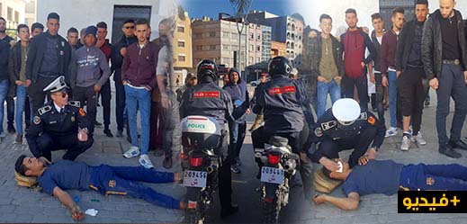 خطير.. متشرد يَبْقُرُ بطن زميله فيرديه أرضا مضرجا في دمائه بعد بروز أحشائه وسط الناظور