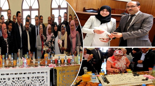 في حفل بهيج.. ودادية العدل تحتفي بموظفات المحكمة الإبتدائية للدريوش بمناسبة اليوم العالمي للمرأة في حفل بهيج.. ودادية العدل تحتفي بموظفات المحكمة الإبتدائية للدريوش بمناسبة اليوم العالمي للمرأة