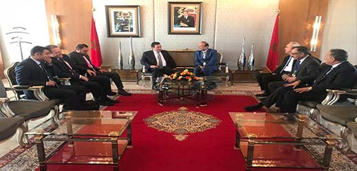 خليفة رئيس مجلس المستشارين عبد القادر سلامة يتباحث مع رئيس البرلمان الأردني 