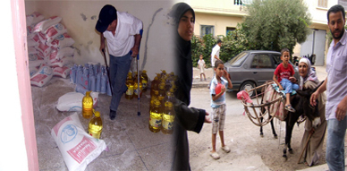 توزيع مساعدات على ذوي الإحتياجات الخاصة بزايو من طرف الجمعية العلوية للمعاقين توزيع مساعدات على ذوي الإحتياجات الخاصة بزايو من طرف الجمعية العلوية للمعاقين