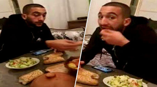 صورة "وجبة الطاجين" للنجم الريفي حكيم زياش مع والدته تشعل مواقع التواصل الاجتماعي