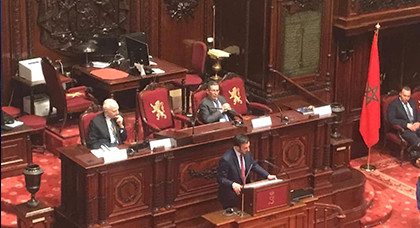 المستشار الملكي أندري أزولاي يحاضر بمجلس الشيوخ البلجيكي المستشار الملكي أندري أزولاي يحاضر بمجلس الشيوخ البلجيكي