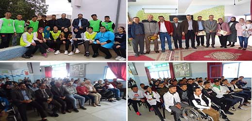 ثانوية "المسيرة" الإعدادية بالناظور تختتم أسبوعها الثقافي بتكريم تلامذتها وأطرها