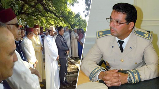تشييع جنازة قائد قيادة الدريوش السابق محمد إديل في جو جنائزي مهيب بمسقط رأسه بتاهلة تشييع جنازة قائد قيادة الدريوش السابق محمد إديل في جو جنائزي مهيب بمسقط رأسه بتاهلة