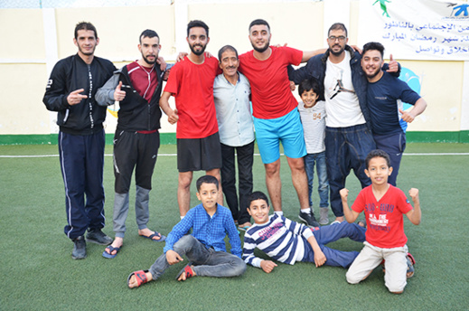 اسدال الستار على دوري جمعية شباب الخير بمباراة جمعية بين فريق “القيسرية ” وكفى مخدرات