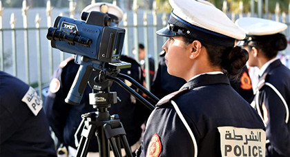 بالصور.. مديرية الامن الوطني توفر 140 رادارا عالي الدقة لمراقبة مخالفات السائقين 