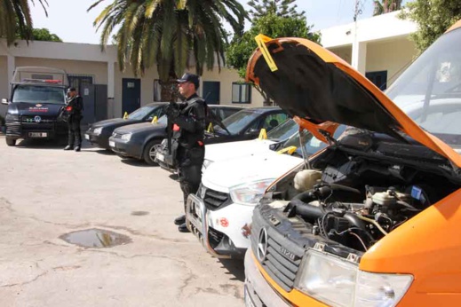أمن الناظور يعرض محجوزات عصابة إجرامية تنشط في ترويج المخدرات والمؤثرات العقلية 