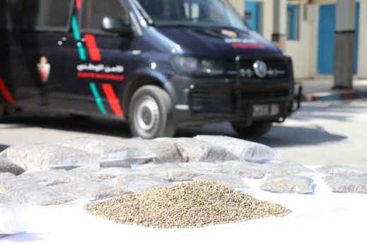 أمن الناظور يعرض محجوزات عصابة إجرامية تنشط في ترويج المخدرات والمؤثرات العقلية 