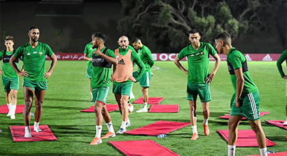 بحضور الكتيبة الريفية.. المنتخب الوطني يواصل استعداداته لكأس أفريقيا بمصر بحضور الكتيبة الريفية.. المنتخب الوطني يواصل استعداداته لكأس أفريقيا بمصر