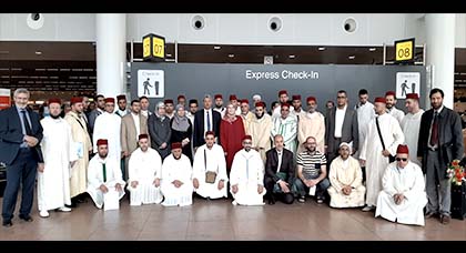 مؤسسة تجمع مسلمي بلجيكا تشرف على توديع وفد البعثة المغربية بمطار بروكسيل مؤسسة تجمع مسلمي بلجيكا تشرف على توديع وفد البعثة المغربية بمطار بروكسيل