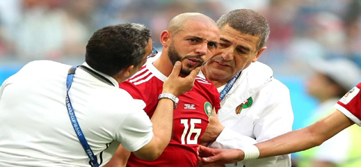 أمرابط: نحاول التأقلم مع الاجواء الحارة بمصر.. وهدفنا الذهاب بعيدا في كأس إفريقيا أمرابط: نحاول التأقلم مع الاجواء الحارة بمصر.. وهدفنا الذهاب بعيدا في كأس إفريقيا