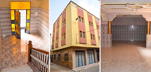 منزل محفظ بواجهتين وطابقين للبيع بالناظور بثمن مناسب منزل محفظ بواجهتين وطابقين للبيع بالناظور بثمن مناسب