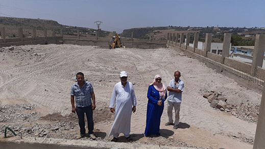 رئيسة مجلس بني سيدال الجبل تتفقد أوراش التنمية بالجماعة رئيسة مجلس بني سيدال الجبل تتفقد أوراش التنمية بالجماعة