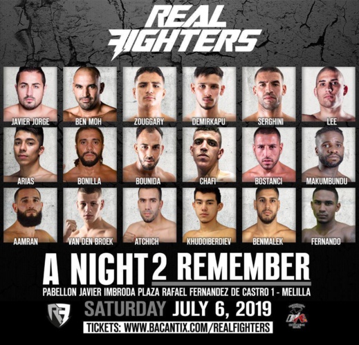 مواجهات عالمية في تظاهرة المقاتلون الحقيقيون المنظمة بمليلية مواجهات عالمية في تظاهرة المقاتلون الحقيقيون المنظمة بمليلية