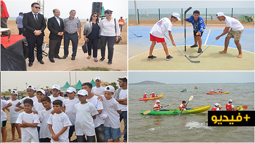 إنطلاقة الدورة الأولى لـ"مارشيكا سبور" بمشاركة المئات من عشاق الرياضات المائية والشاطئية