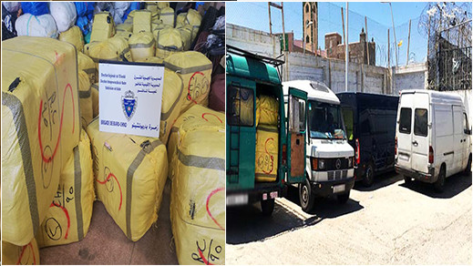 الجمارك تحجز كميات كبيرة من الألبسة النسائية المهربة من مليلية الجمارك تحجز كميات كبيرة من الألبسة النسائية المهربة من مليلية