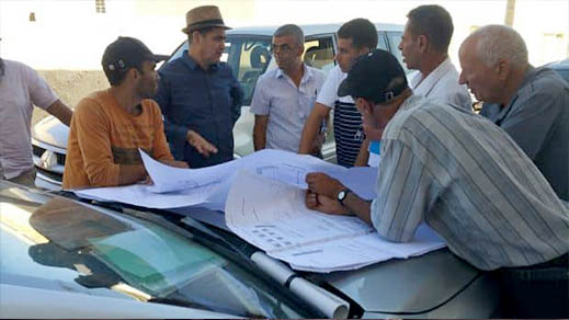 زيارة تفقدية لسير أشغال مشروع بناء دار الطالبة بجماعة تزغين زيارة تفقدية لسير أشغال مشروع بناء دار الطالبة بجماعة تزغين