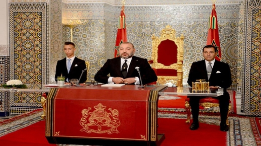 خطاب العرش السامي سيبث على أمواج الإذاعة والتلفزة ابتداء من الساعة التاسعة من مساء يوم غد الاثنين خطاب العرش السامي سيبث على أمواج الإذاعة والتلفزة ابتداء من الساعة التاسعة من مساء يوم غد الاثنين