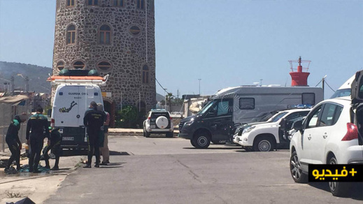 بالفيديو.. الحرس المدني ينتشل جثة مرشح للهجرة من أصل مغاربي من عرض البحر
