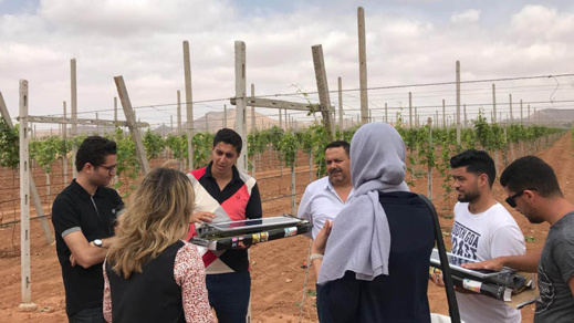 خرجة تحسيسية من جمعية "سمايل" لضيعة فلاحية لإنتاج العنب بتزطوطين خرجة تحسيسية من جمعية "سمايل" لضيعة فلاحية لإنتاج العنب بتزطوطين