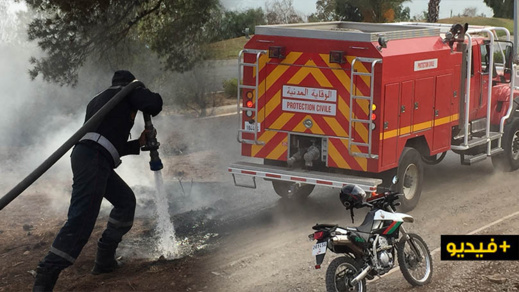 إندلاع حريق بغابة ماروست ومصالح الوقاية المدنية تحاصره قبل إنتشاره إندلاع حريق بغابة ماروست ومصالح الوقاية المدنية تحاصره قبل إنتشاره