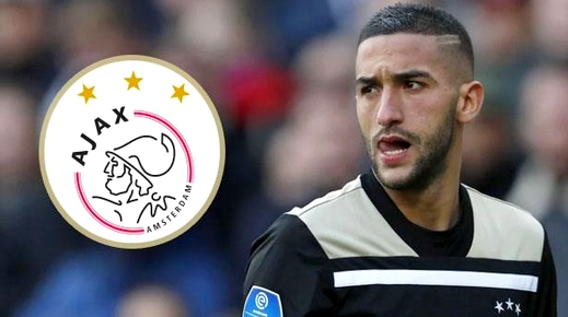 رسميا.. الدولي الريفي حكيم زياش يجدد عقده مع نادي أجاكس الهولندي إلى غاية صيف 2022 رسميا.. الدولي الريفي حكيم زياش يجدد عقده مع نادي أجاكس الهولندي إلى غاية صيف 2022