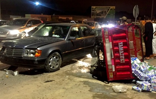 إصابة سائق دراجة "تريبورطور" في حادثة سير قرب مرجان الناظور إصابة سائق دراجة "تريبورطور" في حادثة سير قرب مرجان الناظور