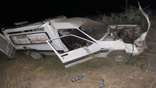 اصابة شخص بجروح متفاوتة الخطورة في حادثة سير بالطريق الرابطة بين تفرسيت وميضار اصابة شخص بجروح متفاوتة الخطورة في حادثة سير بالطريق الرابطة بين تفرسيت وميضار
