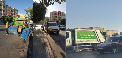 الرحموني يدعم جمع الأزبال في بني انصار وازغنغان