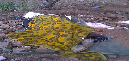 مهاجر من دول جنوب الصحراء أقعده المرض يعيش وضعية مزرية بغابة ضواحي الناظور