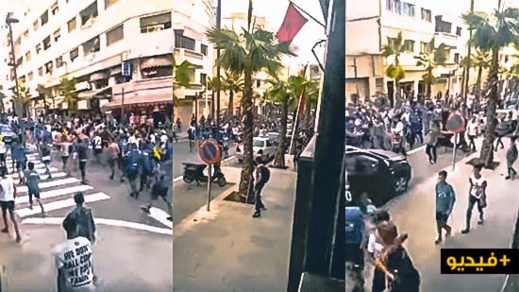 بالفيديو.. جماهير طنجة تهتف باسم الزفزافي بشوارع الحسيمة.. وناصر يذرف الدموع بالفيديو.. جماهير طنجة تهتف باسم الزفزافي بشوارع الحسيمة.. وناصر يذرف الدموع