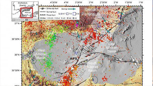 دراسة جديدة تكشف فالقا كان وراء الهزات الأرضية الاخيرة بمنطقة الريف  دراسة جديدة تكشف فالقا كان وراء الهزات الأرضية الاخيرة بمنطقة الريف