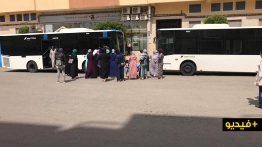 في وقفة احتجاجية.. سكان حي الشعبي بالمطار يطالبون حافلات "فيكتاليا" باسترجاع محطة خط الإنطلاق